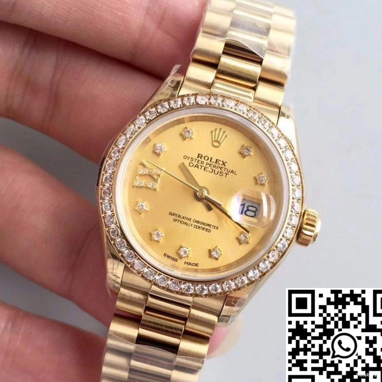 Lady Gold Datejust Champagne 279138RBR Yellow 28MM Dial Rolex 0818
